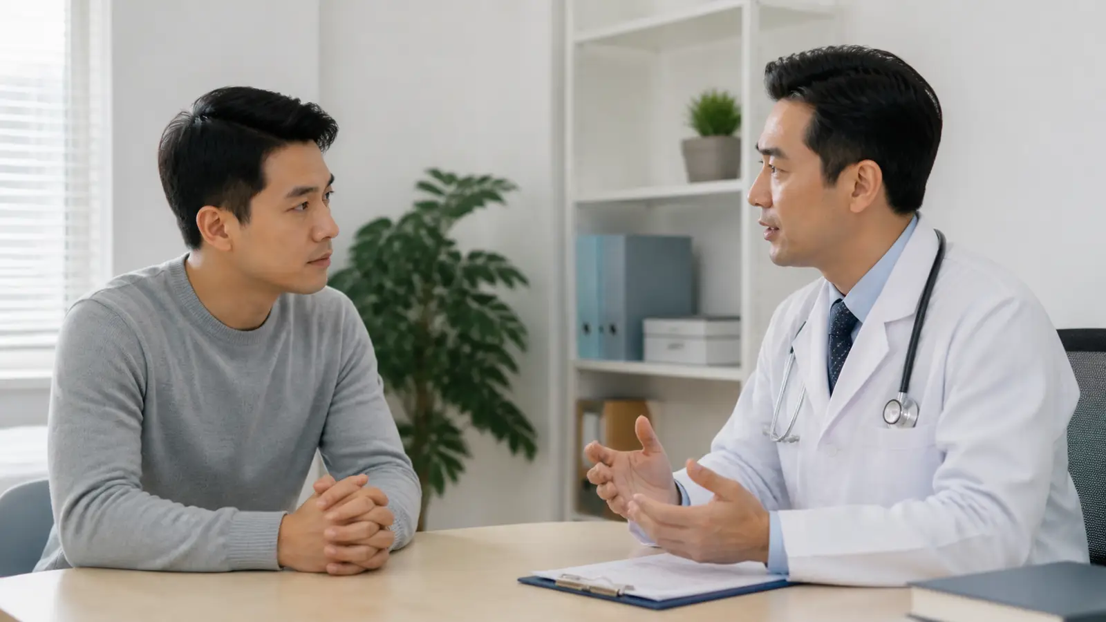 bác sĩ tư vấn phòng bệnh cho nam giới
